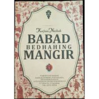 Image of Kajian Naskah Babad Bedhahir Mangir